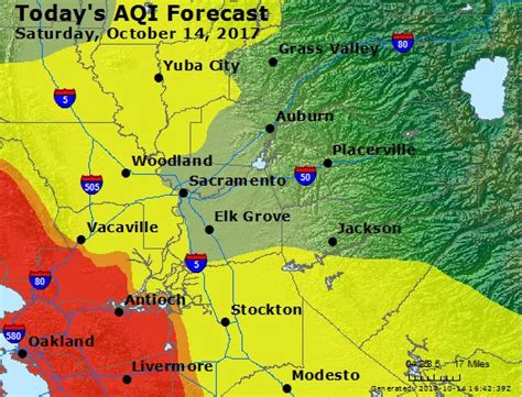 best air quality in sacramento area